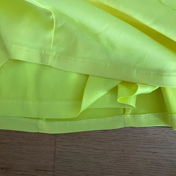 White Fox Boutique Cut Out Detail Mini Dress in Neon Yellow - Picture 7 of 7
